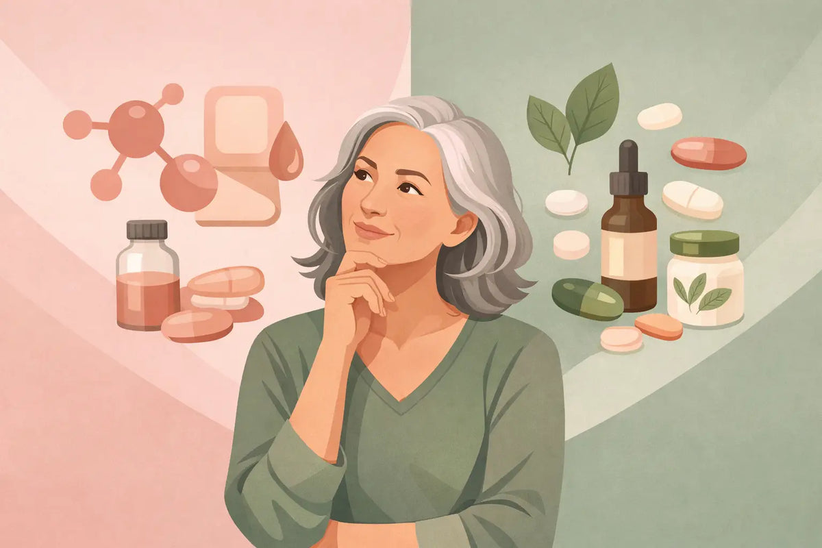 HRT Versus Supplements: What Supports You?