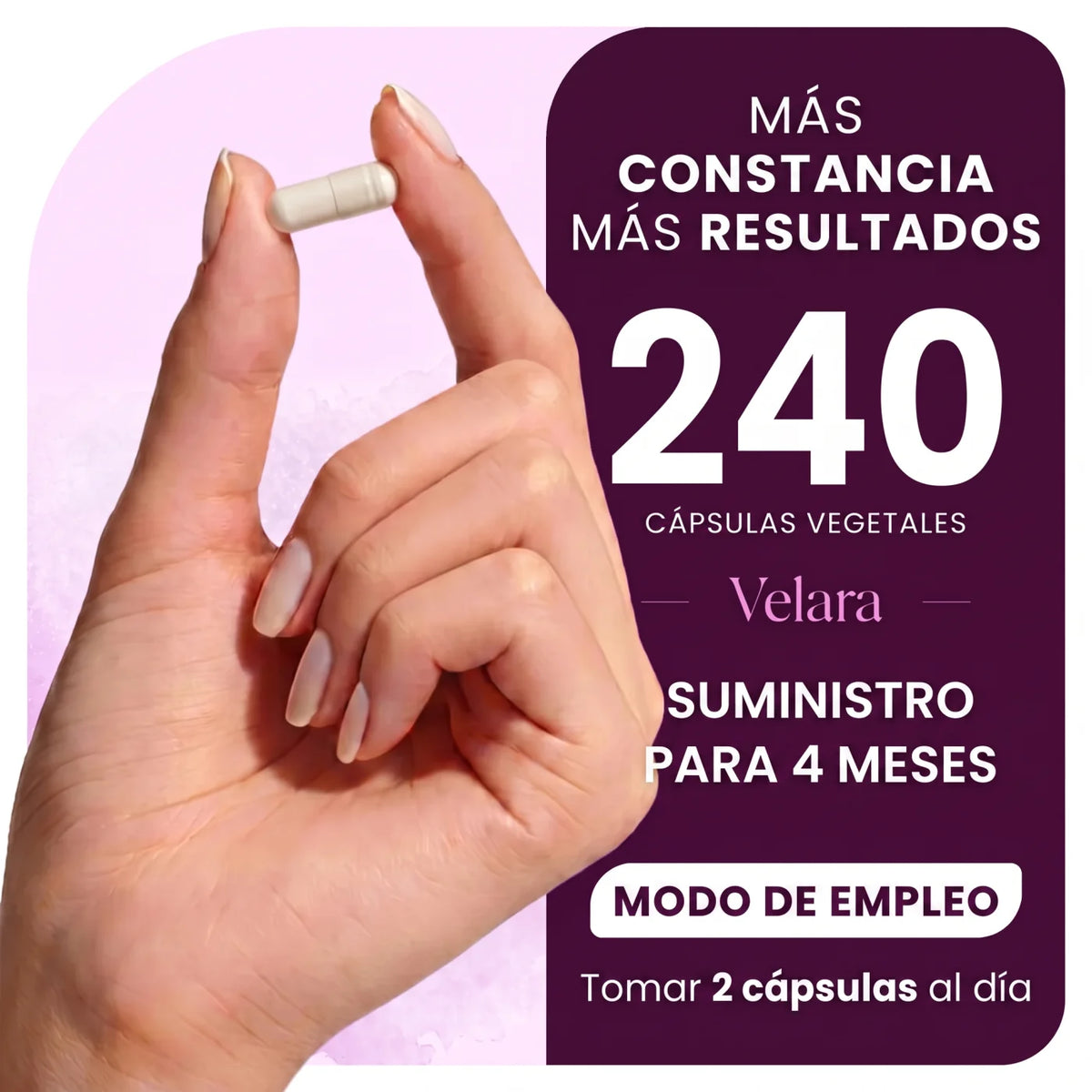 Velara Magnesio Complex – 20 en 1 para Mujer
