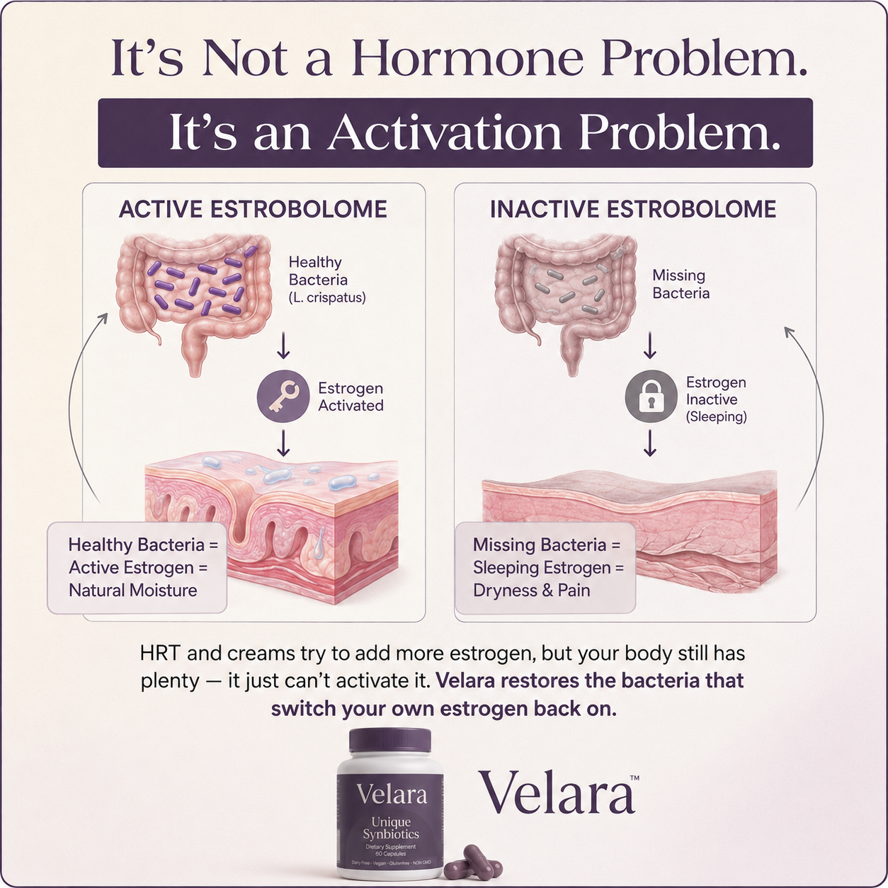 End Recurring UTIs & Dryness, Without Hormones or Lubes